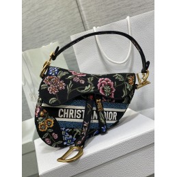 Saddle Medium Bag - Black,...