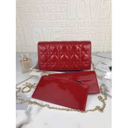 Lady Medium Pouch - Red,...