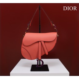 Saddle Medium Bag - Coral,...