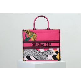 Book Tote Large - Fuchsia,...