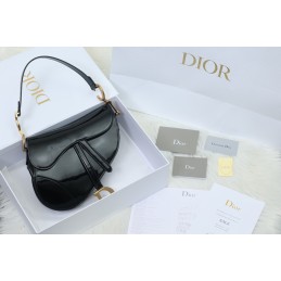 Saddle Medium Bag - Black,...