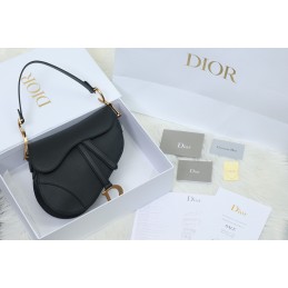 Saddle Medium Bag - Black,...