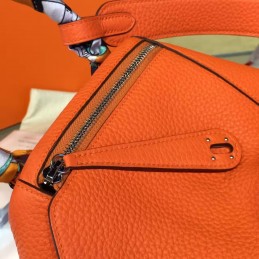 Orange Lindy 26 Bag Twilly Handle