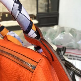 Orange Lindy 26 Bag Twilly Handle