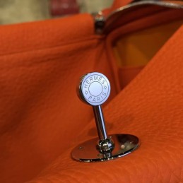 Orange Lindy 26 Bag Twilly Handle