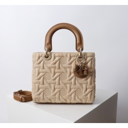 Lady Medium Bag - Beige,...
