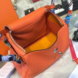 Orange Lindy 26 Bag Twilly Handle
