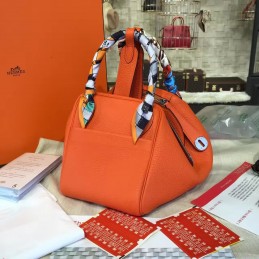 Orange Lindy 26 Bag Twilly Handle