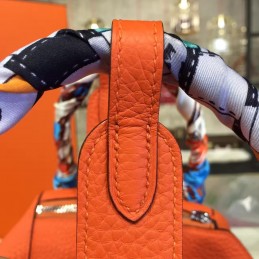 Orange Lindy 26 Bag Twilly Handle