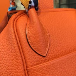 Orange Lindy 26 Bag Twilly Handle