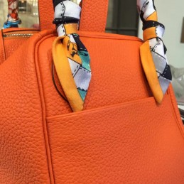 Orange Lindy 26 Bag Twilly Handle