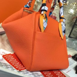 Orange Lindy 26 Bag Twilly Handle