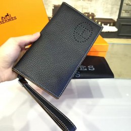 Black H Long Wallet