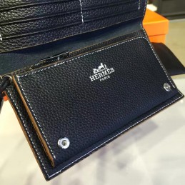 Black H Long Wallet