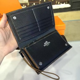 Black H Long Wallet