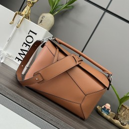 Puzzle Medium Bag - Cognac,...