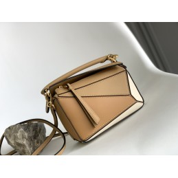 Puzzle Mini Bag - Camel and...