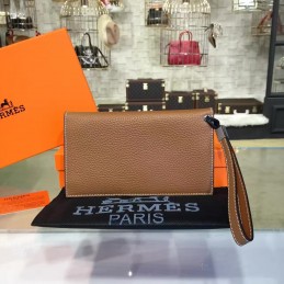 Brown H Long Wallet