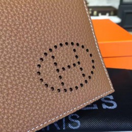 Brown H Long Wallet