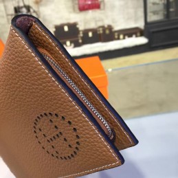 Brown H Long Wallet
