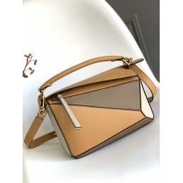 Puzzle Small Bag - Tan and...