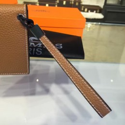 Brown H Long Wallet