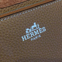Brown H Long Wallet