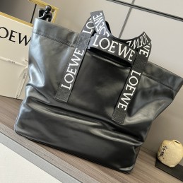 Fold Tote - Black, Smooth...