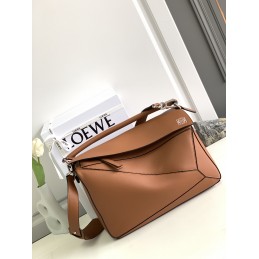 Puzzle Large Bag - Cognac,...