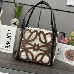 Anagram Mini Tote - Brown,...