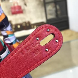 Red Lindy 30 Bag Twilly Handle