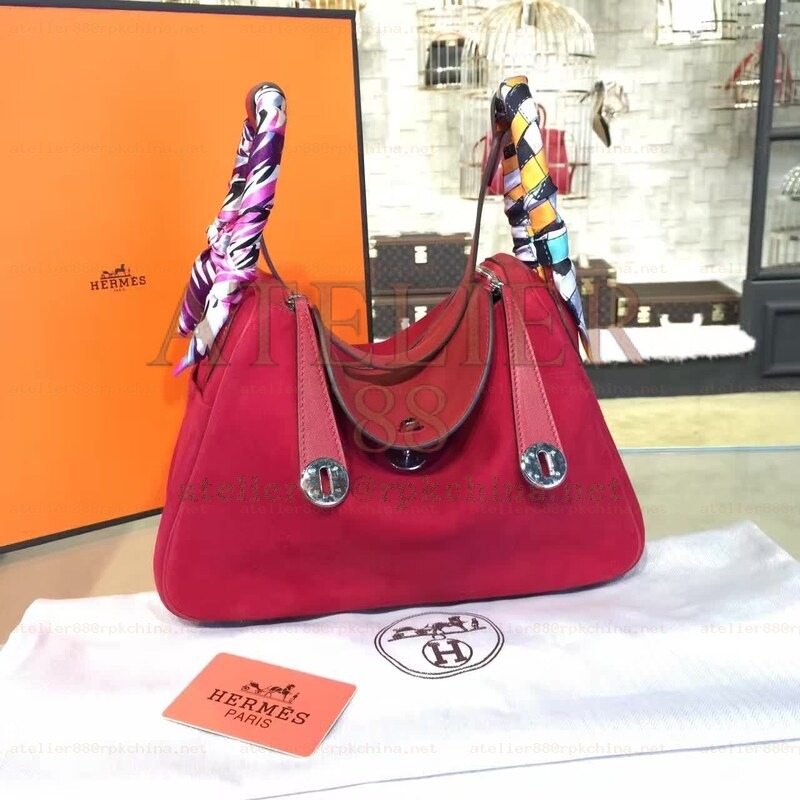 Red Lindy 30 Bag Twilly Handle