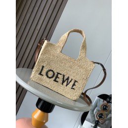 Font Tote - Natural, Raffia...