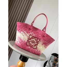 Basket Large Bag - Fuchsia,...