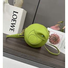 Snake Pouch - Lime, Smooth...
