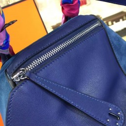 Navy Blue Lindy 30 Bag Twilly Handle