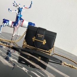 Cahier Bag - Black, Leather