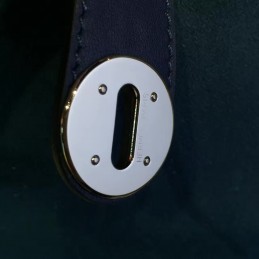 Navy Blue Lindy 30 Bag Twilly Handle