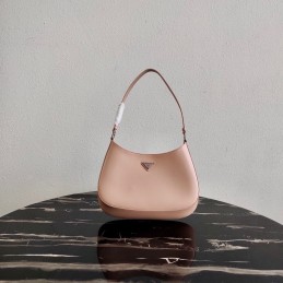 Hobo Bag - Nude, Leather