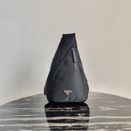 Large Bag - Black, Leather...