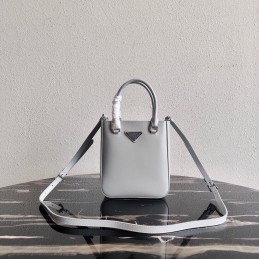 Tote - Pale Grey, Leather