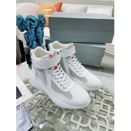 High-Top Sneakers - White,...
