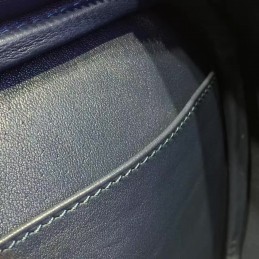 Navy Blue Lindy 30 Bag Twilly Handle