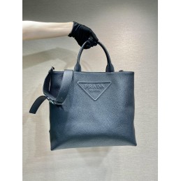 Tote - Navy, Smooth Leather
