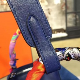 Navy Blue Lindy 30 Bag Twilly Handle