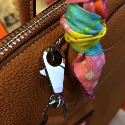 Brown Bolide 45 Shark Charm Twilly Handle Bag