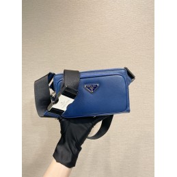 Bumbag - Blue, Saffiano...