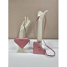 Mini Pouch - Pink, Saffiano...