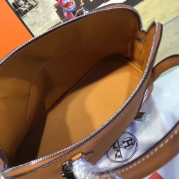 Brown Bolide 45 Shark Charm Twilly Handle Bag