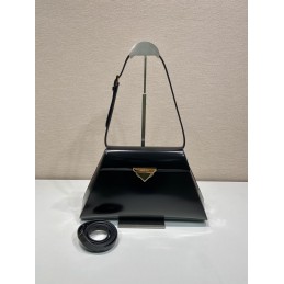 Handbag - Black, Brushed...